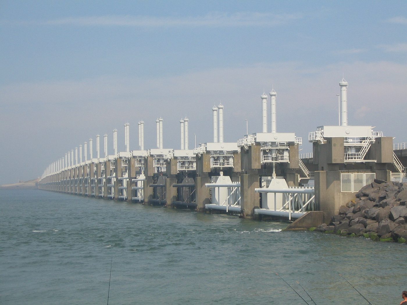حاجز عواصف Oosterschelde من أعمال الدلتا