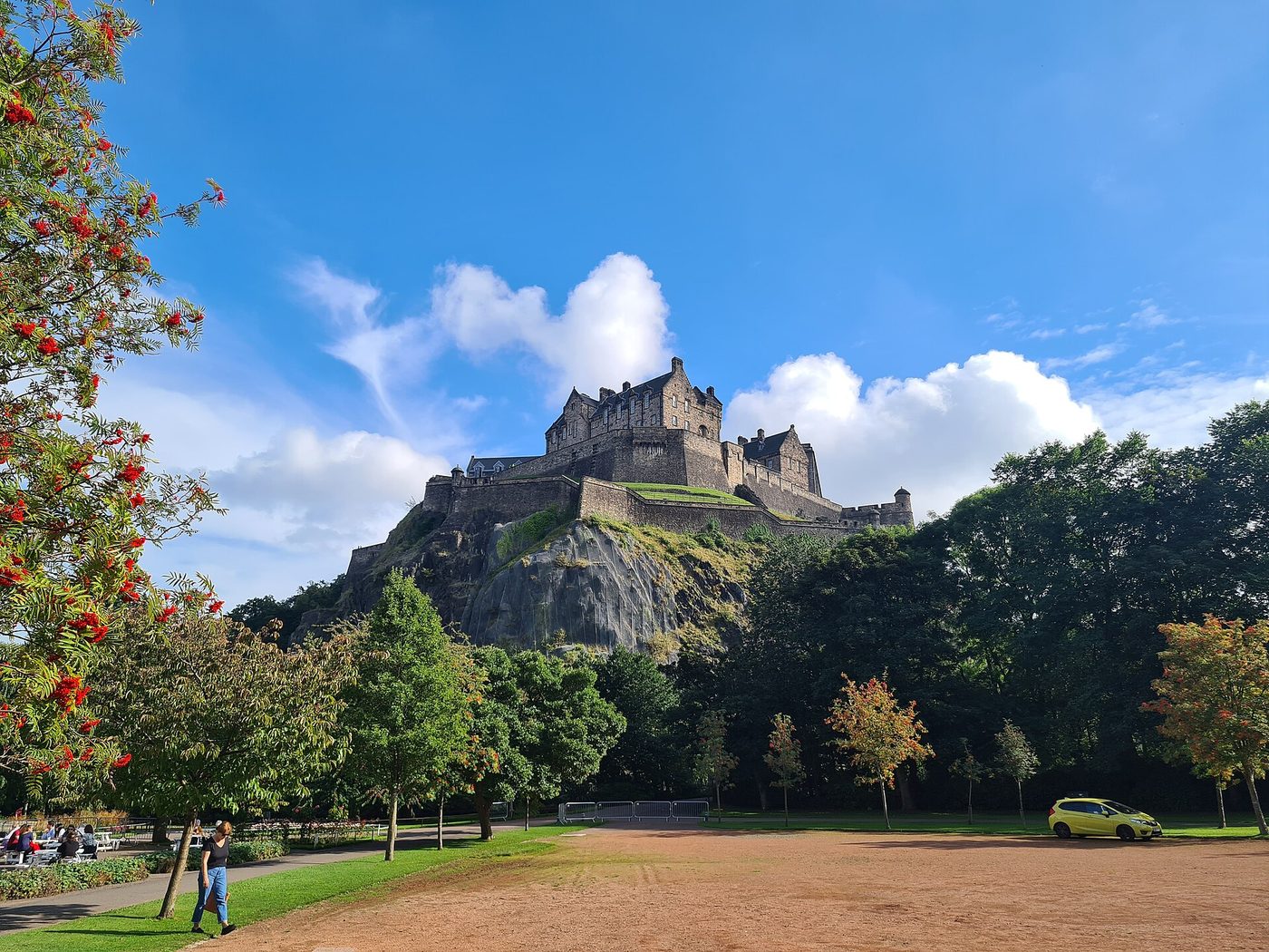 Edinburgh Castle on Castle Rock, Scotland