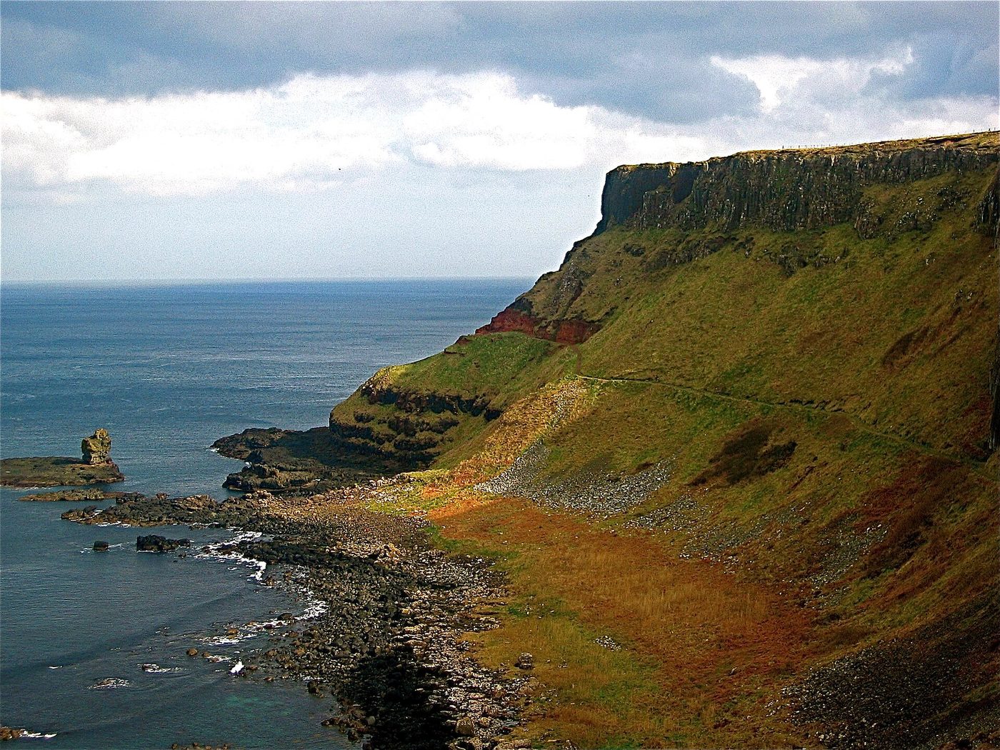 The cliffs near the Giant’s Causeway, Northern Ireland
